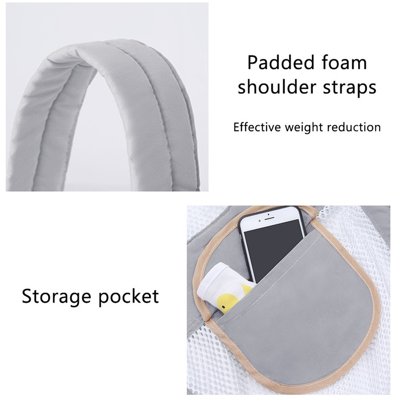 Summer Breathable Baby Carrier 3D Mesh Adjustable Baby Carrier Wrap