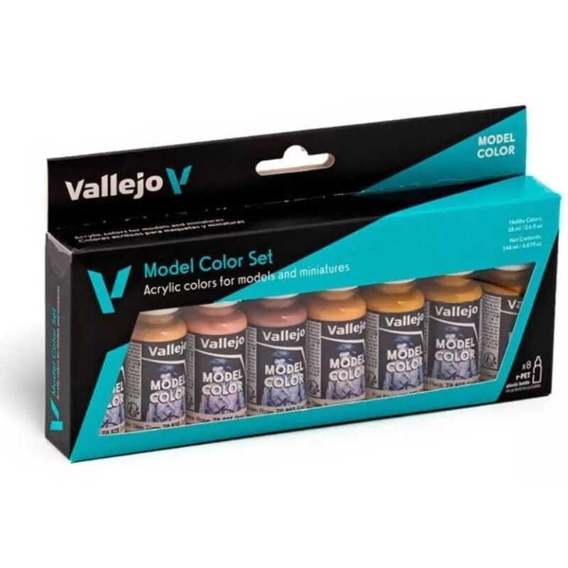 Vallejo - Model Color Face & Skin Tones Set Modeling