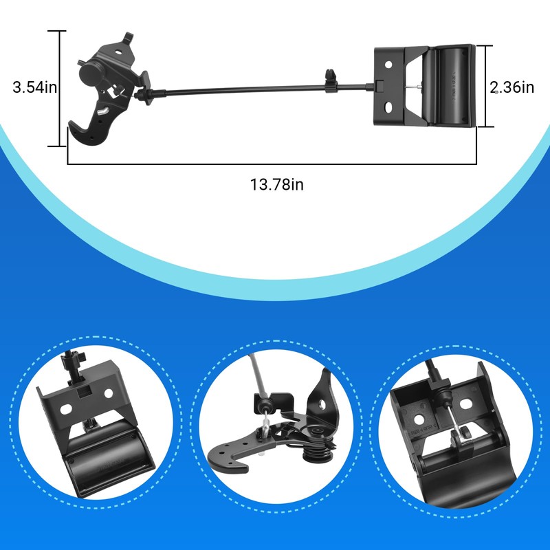 Front Hood Latch Assembly Fits for 2013-2019 Hyundai Santa FE