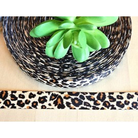 Unbranded 5/8" (1 YD) Leopard Print Grosgrain Ribbon Animal Cheetah Safari Jungle Ribbon - 5/8"
