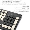Wireless Keyboard and Mouse Combo, Reccazr 2.4G Full-Sized Keyboard and