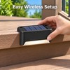 4PCS Solar Deck Lights Outdoor – Waterproof LED Fence Step