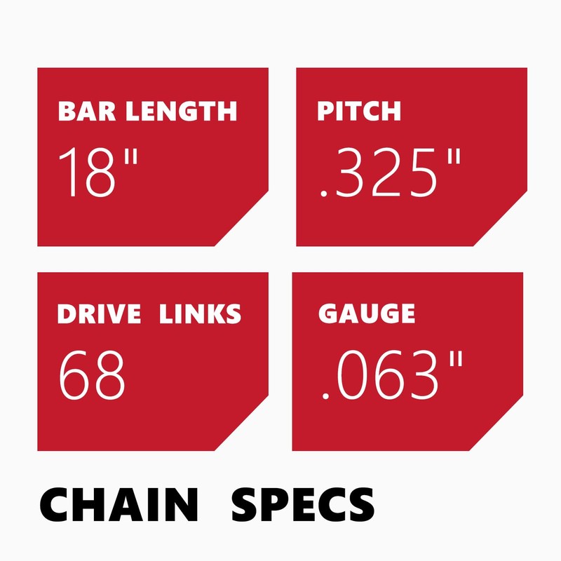 KAKEI Stihl Chainsaw Chain 18 Inch .325" Pitch .063" Gauge