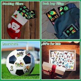 Pack of 20 Tattoos Children's Football Gifts Boys Children's Tattoo Boys Football Toy Children's Tattoos Skin-friendly, Small Items for Advent Calendar Children, Give Away Christmas Children