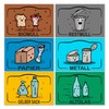GamesMonkey® - Separate Collection Small Recycling Waste Stickers – DE