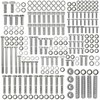 BIGLKNM Stainless Steel Small Block Engine Hex Bolt Kit Fit