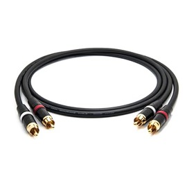 enoaudio Mogami 2534 Quad Stereo Pair (L,R) Audio Cable | Neutrik Gold RCA | HiFi - 0.5 m