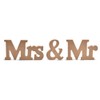 Mr and Mrs Signs Wedding Table Decorations for Bride and