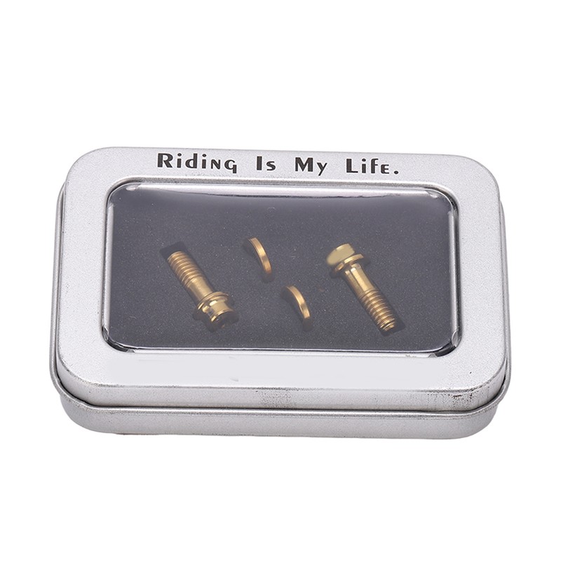 RISK 4pcs/box Titanium Alloy Fixed Screw Set for Sram Brake
