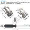 8 Pcs Electric Drill Belt Clip Replacement Hooks Clips Tools,