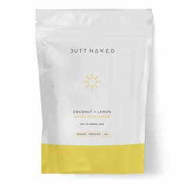 Butt Naked Body Coconut + Lemon Body Scrub, 250g