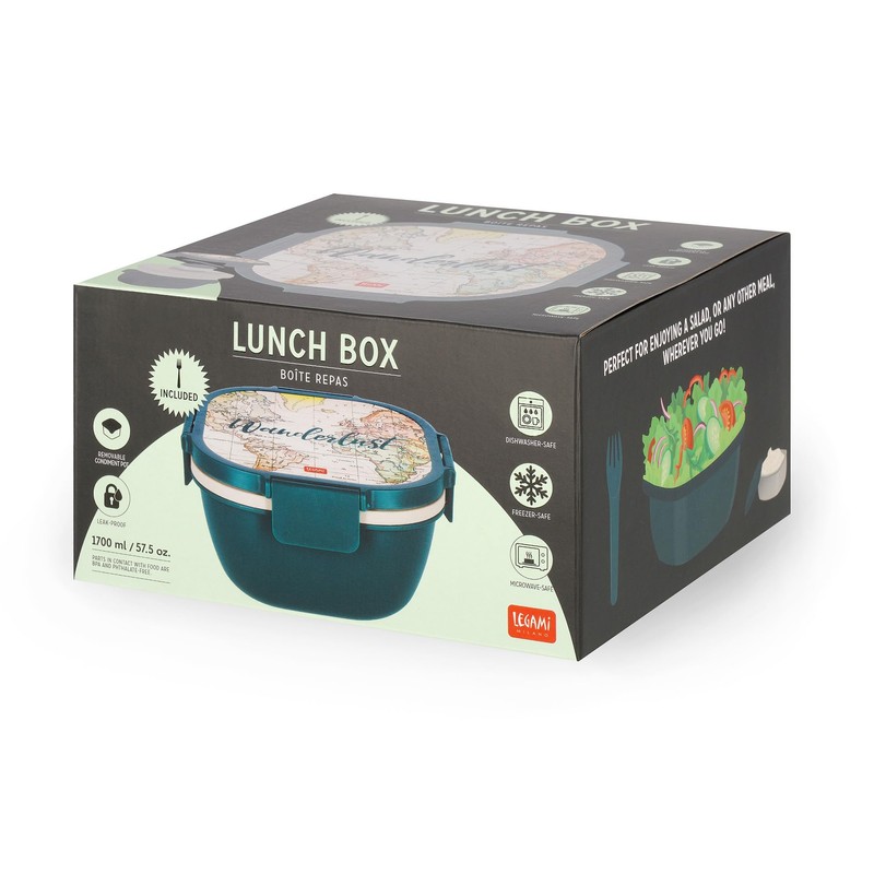 Legami - Lunch Box 1 Fork and 1 Spice Jar