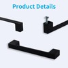 HARDHAWK Cabinet Pulls 30 Pack 5 Inch Black Drawer Hardware