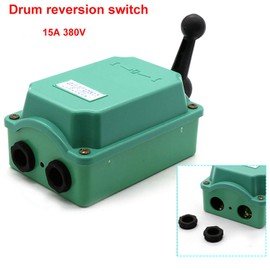 15A Drum Reverse Switch Forward/Off/Reverse Motor Control Waterproof Rain-Proof Reversion