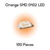 LED SMD 0402 Orange Pack of 100