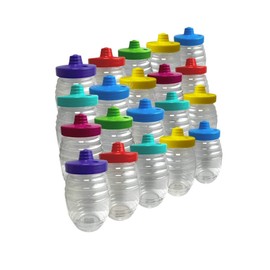 LA TIENDITA ESSENTIALS 20-pack Vitrolero Plastic Barrels with straw lid 33.8 fl oz