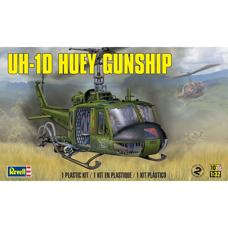 Revell UH-1D Huey Gunship Model Kit