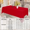 Smiry Rectangle Table Cloth, Waterproof Anti-Scratch Polyester Tablecloth, Decorative Washable