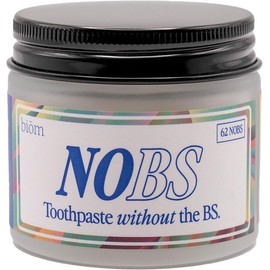 NOBS (No Bad Stuff) Toothpaste Tablets - Nano Hydroxyapatite, Fluoride & Plastic Free, Eco & Travel Friendly - Remineralize with NHA (1 Month)