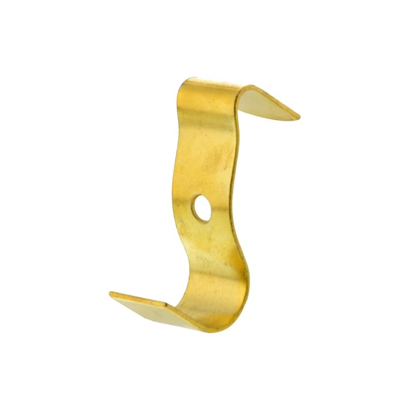 Hillman Crown Molding Picture Hanger, Steel, Brass Finish, Gold Color,