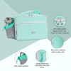 Amersun - Bolsa de almuerzo para niños, acolchada, duradera, aislada,