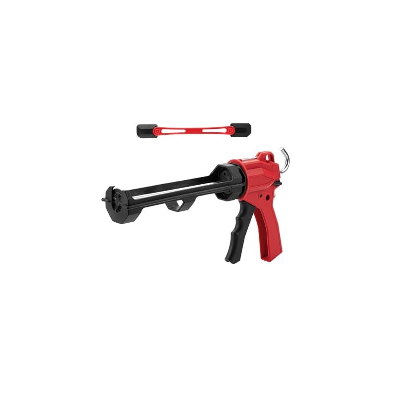 Bates- Caulking Gun Tool, 10:1 Thrust Ratio, Black & Red,