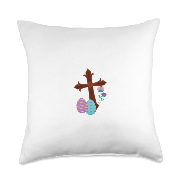 Palm Sunday Throw Pillow, 18x18, Multicolor