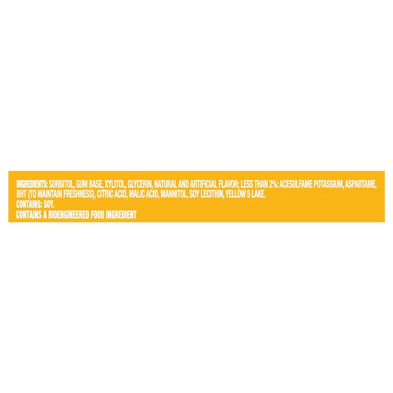 Trident Pineapple Twist Sugar-Free Chewing Gum, 12 Packs of 14