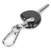 Uncut Blade Key Motorcycle Ignition Starting Carbon Fiber Style Case