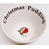 Rainbow Decors Simply Red Fat Robin Christmas Pudding Ceramic Decorated