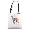 Colorful Pop Art Greyhound Tote Bag