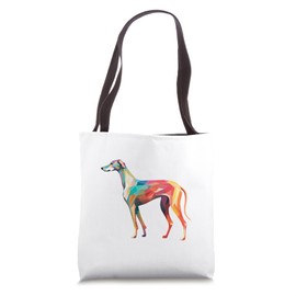 Colorful Pop Art Greyhound Tote Bag