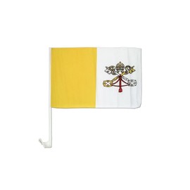 MWS (2 Pack) Vatican City Country Car Window Vehicle 12x18 12"x18" Flag
