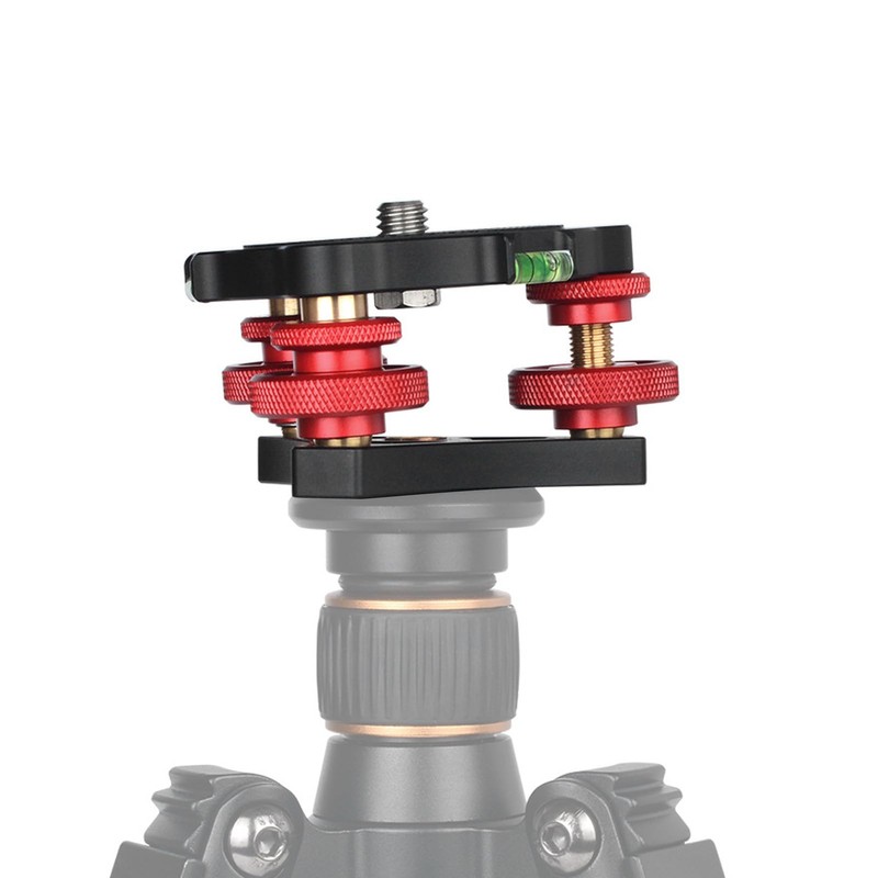 Tripod Head Leveling Base, Universal Compatibility, Precise Angle Adjustment, Premium