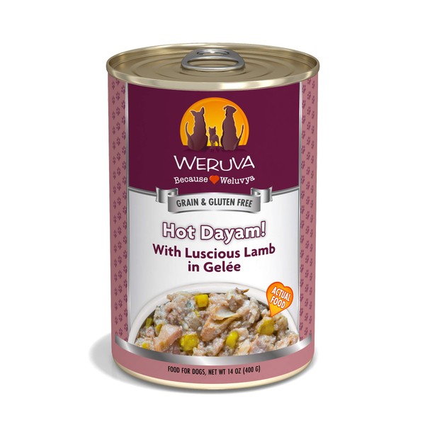 Weruva Classic Dog Food, Hot Dayam! with Lamb in Gelée,