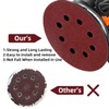 Pack of 100 125 mm Velcro Sandpaper Sanding Discs for