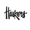 Craftique Nebraska Decal (Black Huskers Decal (3''4''6''12''), 3 in)