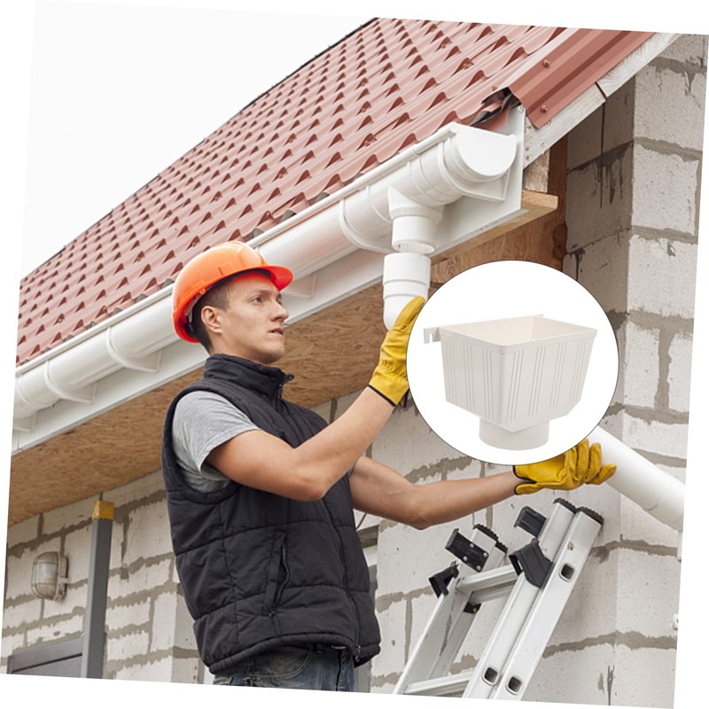 WHAMVOX Rain gutter collection bucket, rain gutter, rain barrels for