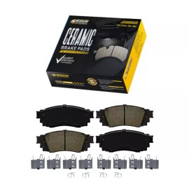 H HENZIKON HIGH-PERFORMANCE Rear Ceramic Brake Pads for 2019 2020 2021 TOYOTA RAV4 2021 - 2022 VENZA 2.5L