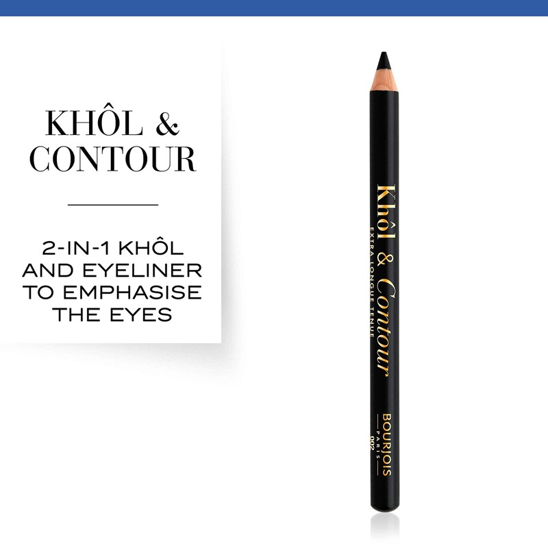 Kohl&Contour Eye Pencil #002-Ultra Black 1,2 Gr
