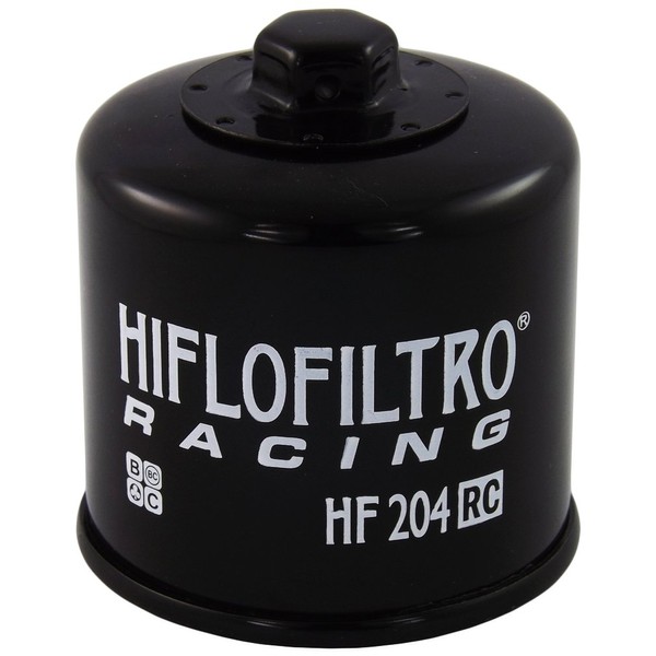 HiFloFiltro HF204RC Black RC High Performance Premium Oil Filter, Single