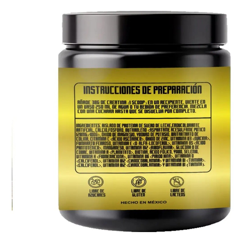 Suplemento Polvo Vikingo Supplement Suplementos Proteína Protein Isolate Sabor Capuchino
