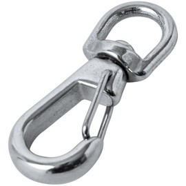 MM B-2403 (SEH-0) Stainless Steel Swivel Eye Hook, Pack of 1
