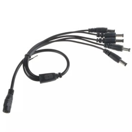 ABLEGRID Guitar Effect Pedal Daisy Chain Power Supply 5 Way Cables Splitter Adapter Cable