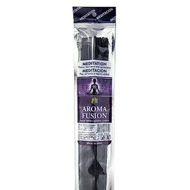 Aroma Fusion 19" Jumbo Hand Dipped Premium Incense (10-Stick Pack) - Choose Your Scent (Meditation)