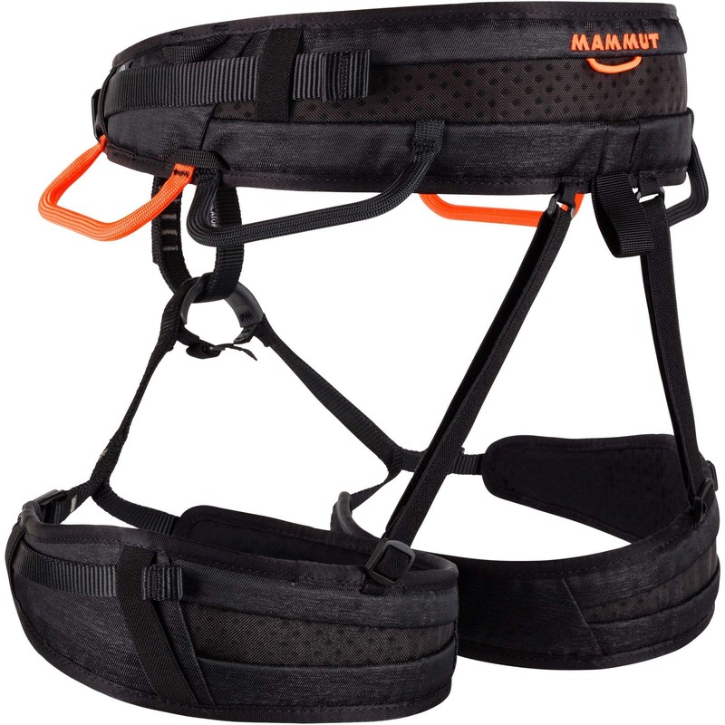 Mammut OPHIR 4 SLIDE Women's Men's Climbing Harness Black/Safety Orange