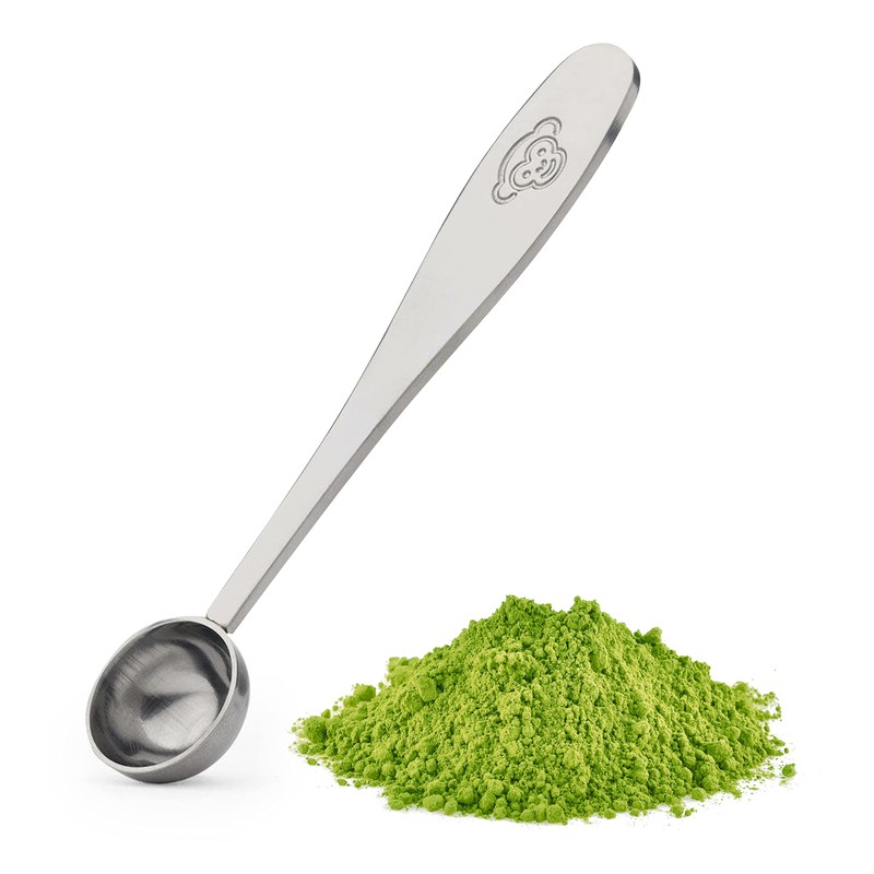 Matcha Green Tea Measuring Spoon/Scoop by PureChimp - Metal/Stainless Steel