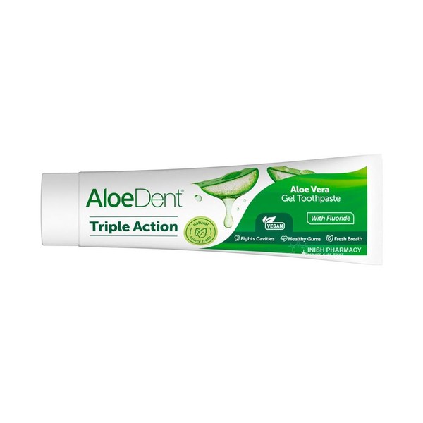 Optima Aloe Dent Triple Action Aloe Vera Fluoride Toothpaste 100ml