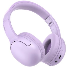 LORELEI B-E5 Kids Bluetooth Headphones, Wireless Headphones for Kids, Foldable 40H Playtime, Bluetooth Headphones with Built-in mic, On Ear Headsets for Child/Teens/School/Tablet(Space Purple)
