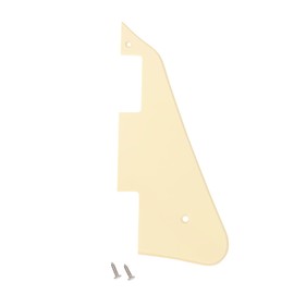 Banworks 1 Ply Les Paul Pickguard LP Pickguard Scratch Plate 2-Hole Electric Guitar Pickguard for USA Gibson Les Paul LP JT/HB-05 Cream